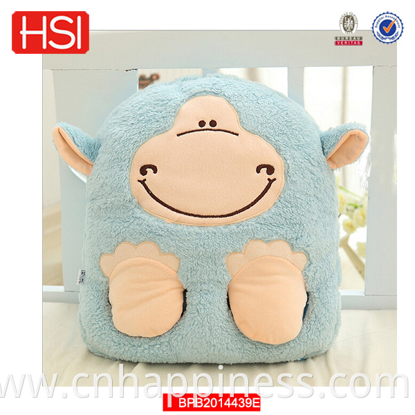 Amazon hot sale Cute Kid School bags Cartoon Character 3D Style Plush bags for children